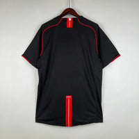 Maillot Manchester United 2007/2008 – Maillot Extérieur Rétro Homme (Noir)