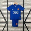 Ensemble enfant Manchester United 2008/2009 – Ensemble Third Away Enfant (Rétro Bleu)
