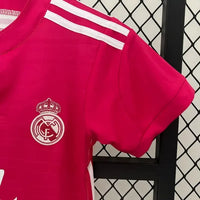 Ensemble Enfant Real Madrid Rétro 2014/2015 – Extérieur Rose