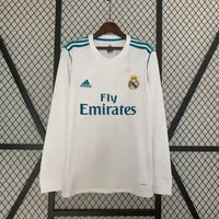 Maillot Real Madrid Rétro Homme 2017/2018 – Domicile Manches Longues
