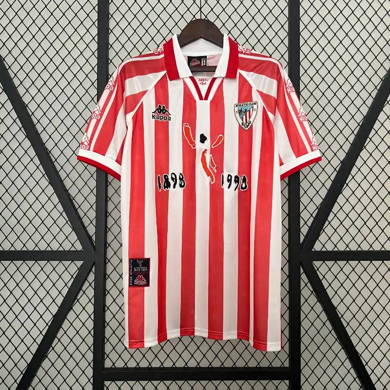 Maillot Rétro Athletic Club Bilbao – 100e Anniversaire – Domicile