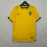 Maillot Brésil Rétro 2006 Maillot  Domicile- Manche Courtes