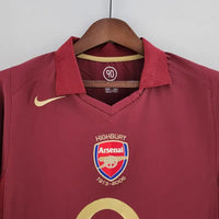 Maillot Rétro Arsenal 2005/2006 – Domicile(Manches Longues)