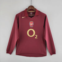 Maillot Rétro Arsenal 2005/2006 – Domicile(Manches Longues)