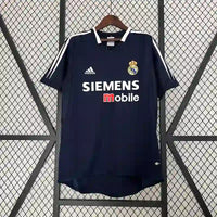 Maillot Real Madrid Rétro Homme 2004/2005 – Extérieur Noir