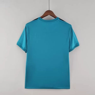 Maillot Real Madrid Rétro Homme 2017 2018 Third Bleu