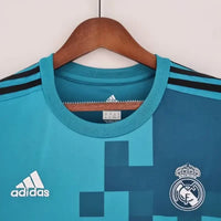 Maillot Real Madrid Rétro Homme 2017 2018 Third Bleu