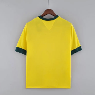 Maillot Brésil Rétro 1970 Maillot Domicile- Manche Courtes