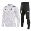 Ensembe Real Madrid 24/25 Blanc et Noir- Manches longues