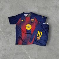 Ensemble Enfant "LAMINE YAMAL N°10" Barcelone 3  2025/2026 Domicile Bleu et Rouge