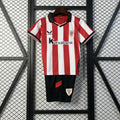Ensemble Enfant Athletic Bilbao 25/26 Domcilie- Rouge et blanc Homme