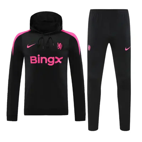 Ensemble Chelsea Sweat Capuche 2024/2025 Noir- Violet
