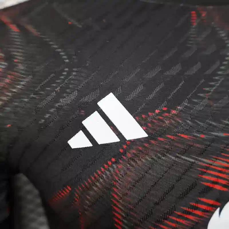 Maillot Manchester United 2025/2026 – Édition Spéciale Homme (Noir avec Nuances Rouges)