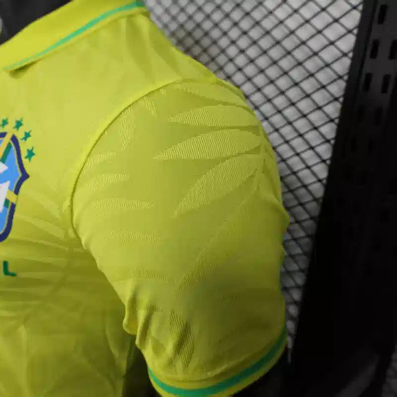 Maillot Brésil 2024/2025Domicile-Editon spéciale-Maillot Homme manche courtes-Jaune
