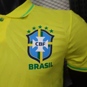 Maillot Brésil 2024/2025Domicile-Editon spéciale-Maillot Homme manche courtes-Jaune