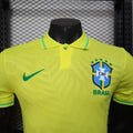 Maillot Brésil 2024/2025Domicile-Editon spéciale-Maillot Homme manche courtes-Jaune