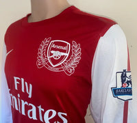 Maillot Rétro Arsenal 2011/2012 Domicile –  (Manches Longues)- Full Patch
