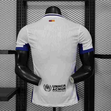 Maillot FC Barcelone 2025/2026 – Maillot Blanc Bicolore à Bande Verticale